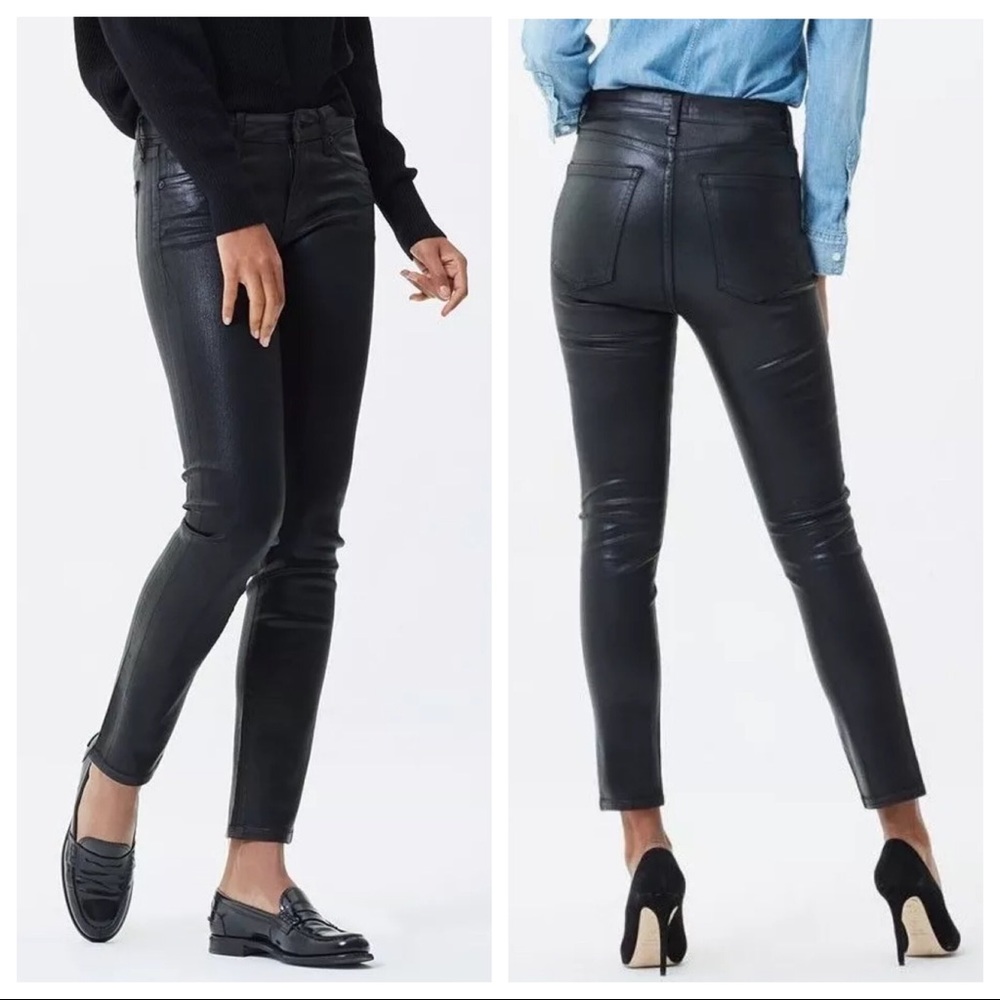 Citizens of Humanity Olivia Black Leatherette Jean